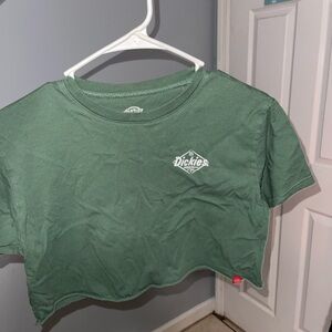 Dickies Green Cropped T-Shirt